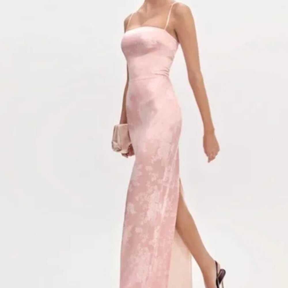 NWT Reformation Frankie Dress in Powder Pink